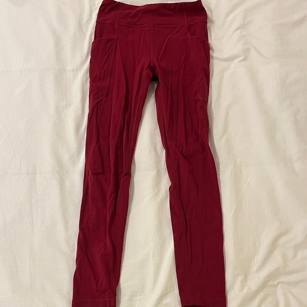Athleta Girl Crimson High-Waisted Leggings